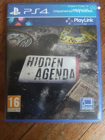 Jeu PS4 hidden agenda
