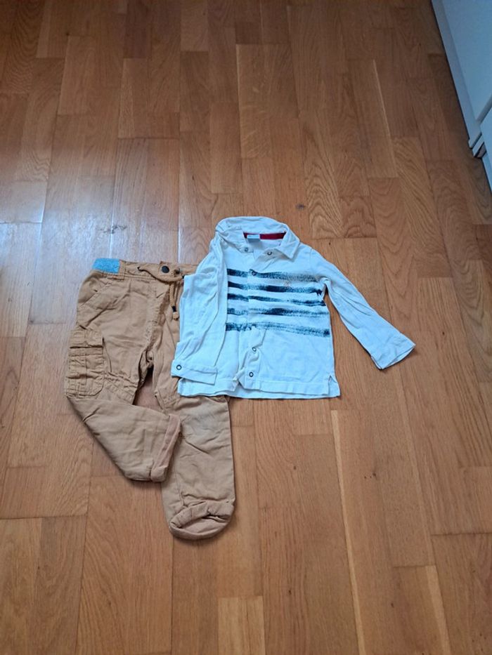 Ensemble pantalon + chemise 18 M