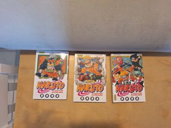 Lot 3 mangas naruto
