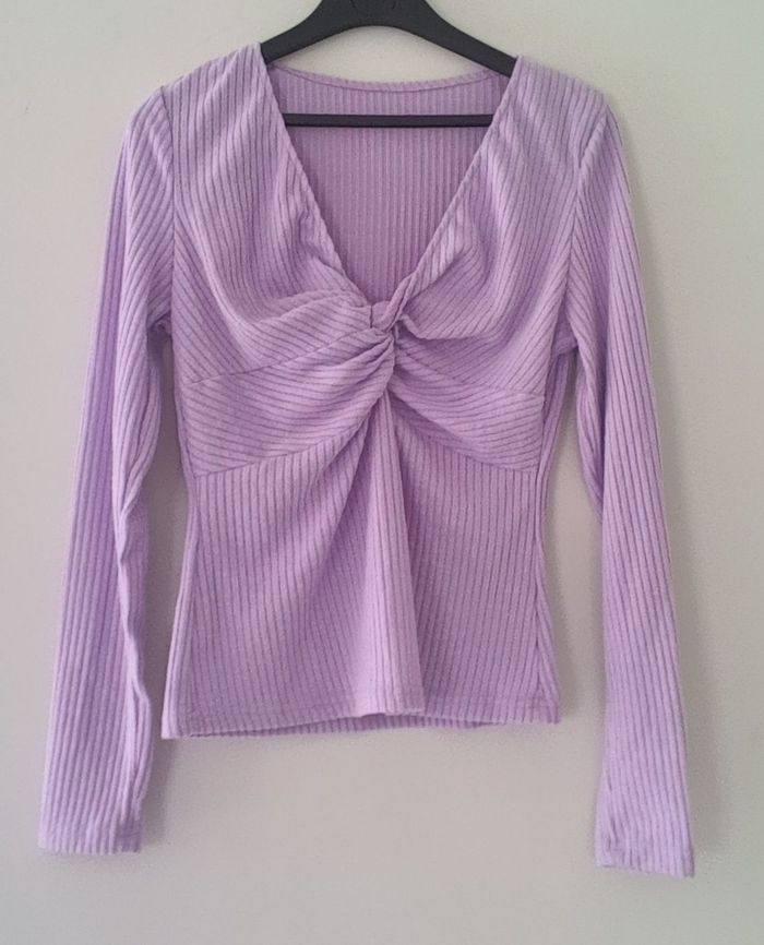 💜 Haut violet à manches longues – Taille S – Femme - photo numéro 6