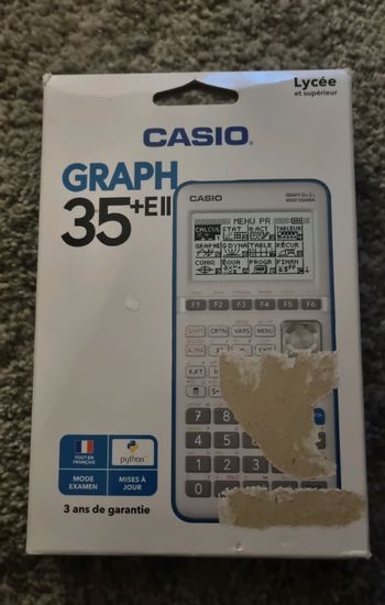 Calculatrice casio GRAPH 35+EII 