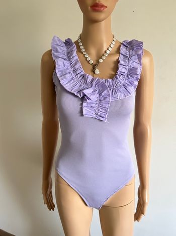 Body mauve neuf sans manches New Collection taille unique 