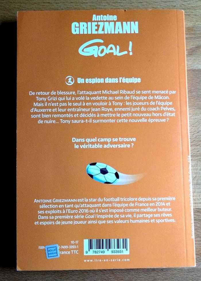 3 livres enfant Goal ! Antoine Griezmann - Tomes 1-2-3 - photo numéro 5