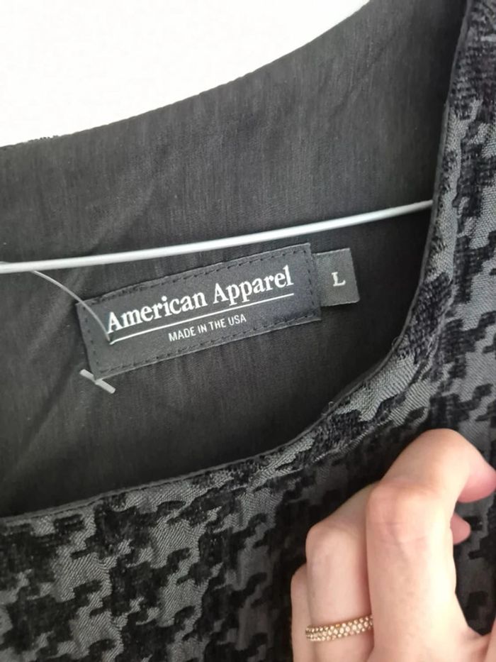 Robe American Apparel d'hiver noire et grise neuve - photo numéro 3