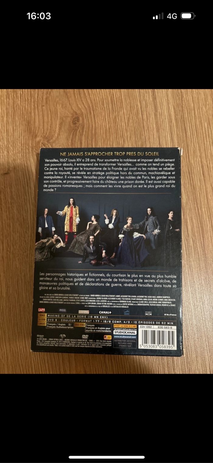 DVD Versailles saison 1 - photo numéro 3