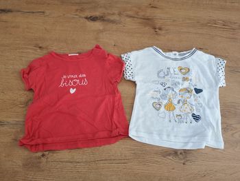 2 tee shirt 9 mois