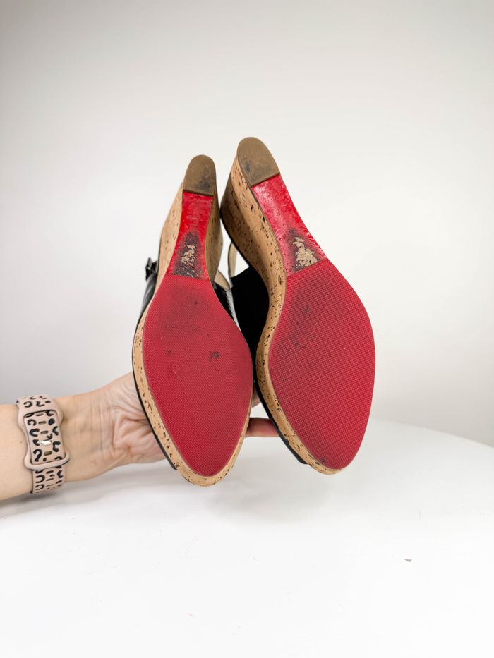 Sandales compensées noires - photo numéro 6