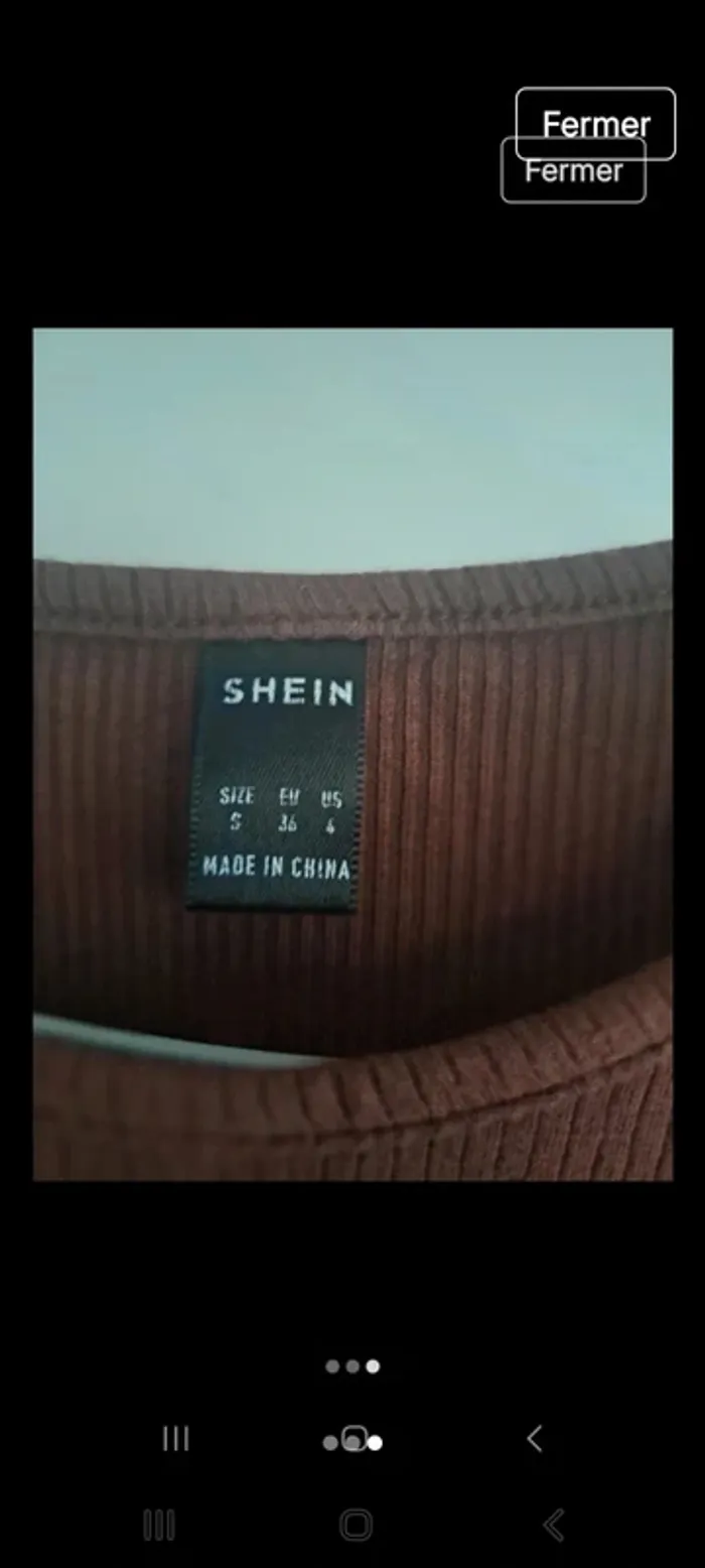 Croq top Shein S - photo numéro 3