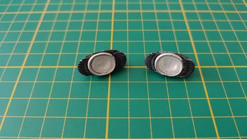 Lot x2 phares avant pièce détachée miniature Tonka Polistil Lamborghini Miura 1/18 1/18e 1/18ème #D2