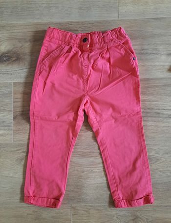 Pantalon chino rose fuschia Tape à l'oeil 3 ans (98cm)