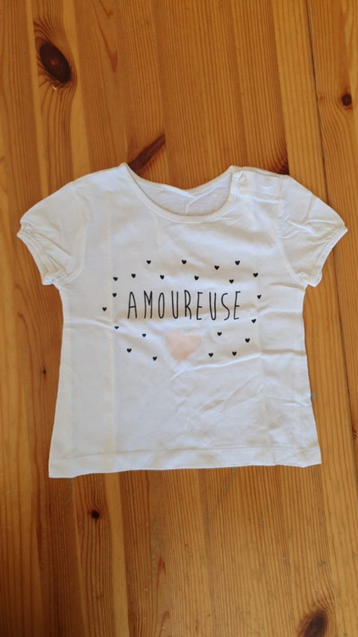 Tee-shirt mc - 9 mois