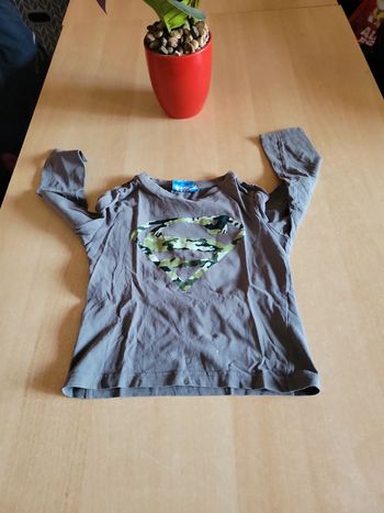 Tee shirt manches longues superman