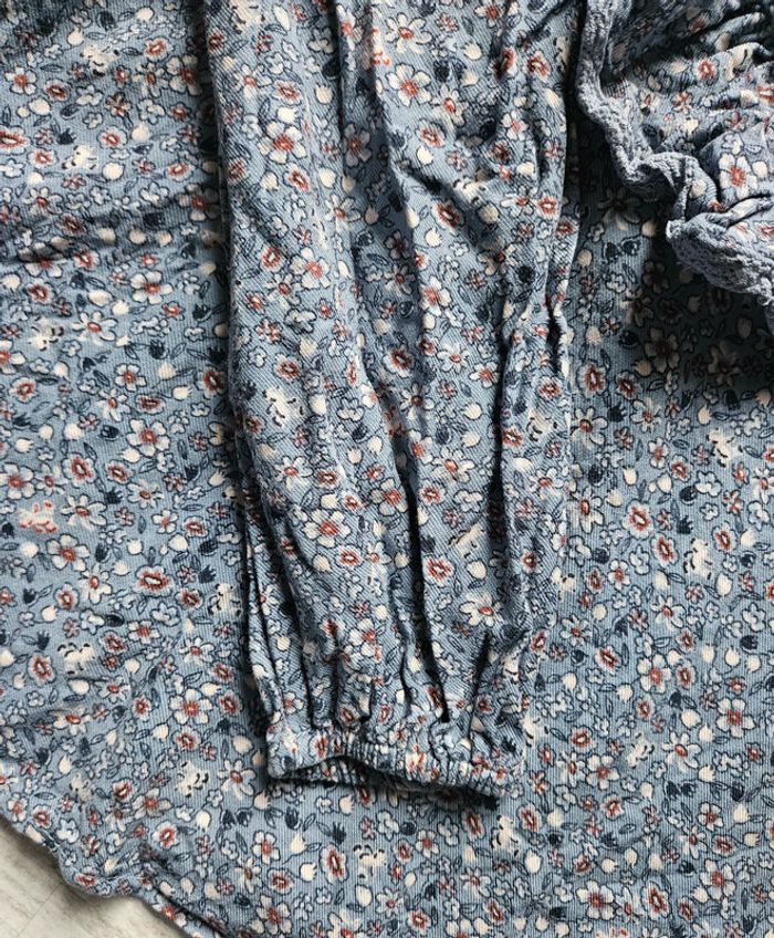 Blouse lulu castagnette fleurie 8 ans - photo numéro 4