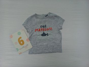 T-shirt manche courte 6 mois