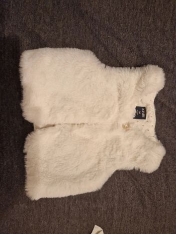 Gilet blanc sans manche kiabi