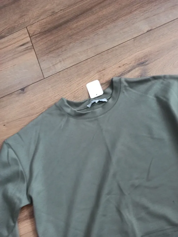 Pull vert/menthe homme manches longues XL - photo numéro 2