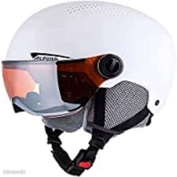 Casque de ski snowboard Alpina arber visor mixte NEUF taille 51/55cm