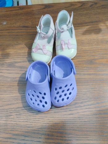 Chaussures bébé fille pointure 18
