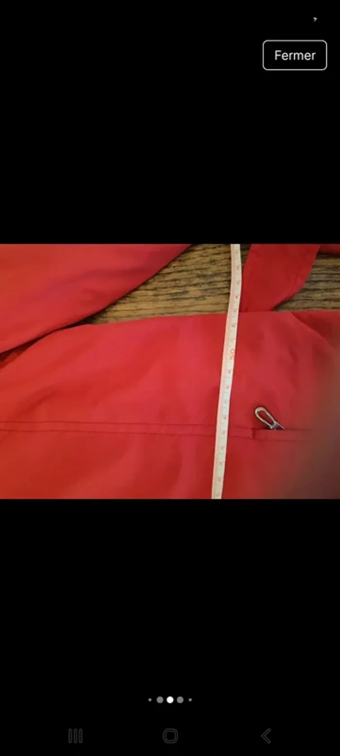 Jolie Veste coupe vent rouge St Oliver fr 42 - photo numéro 15