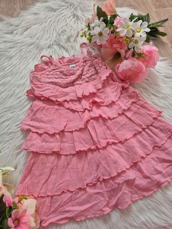 Robe rose 3-4ans zara kids