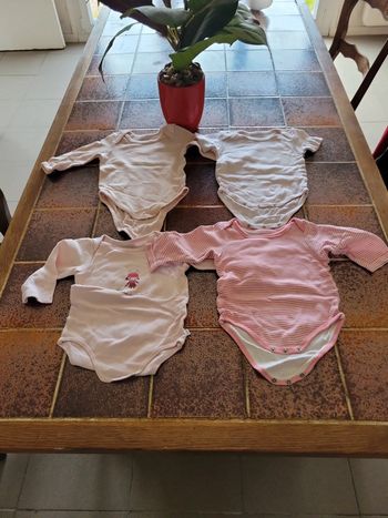 Lot 4 bodies manches longues