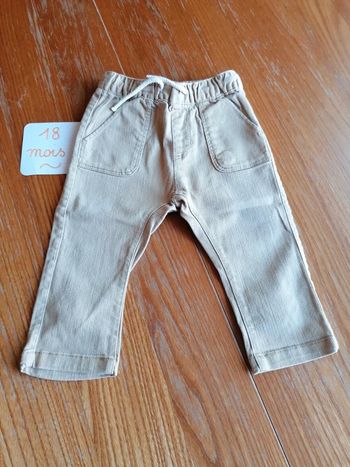 Pantalon toile stretch H&M 18 mois