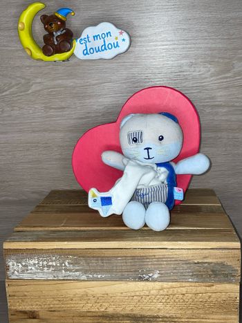 SDO103 doudou chat 🐱 sucre d’orge