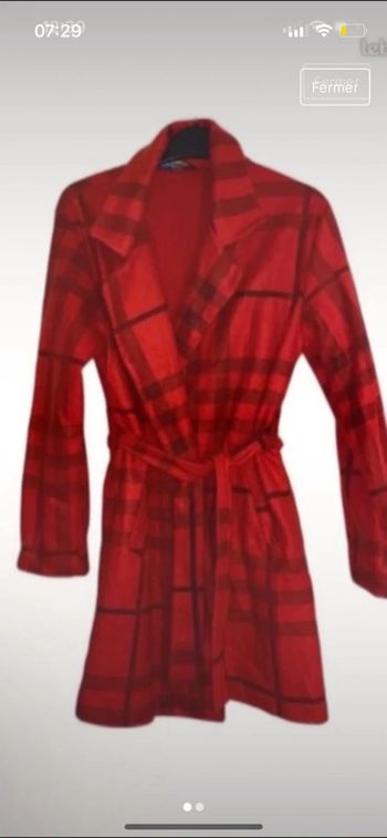 Veste longue taille 38