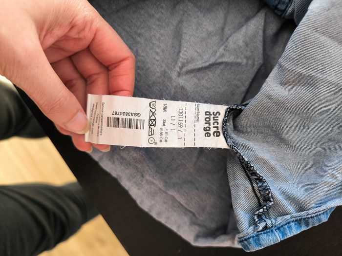 Robe en jean Sucre d'Orge 18 mois - photo numéro 4