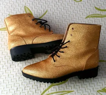 Bottines pailletées Mellow Yellow • T. 39 • Neuf sans étiquette