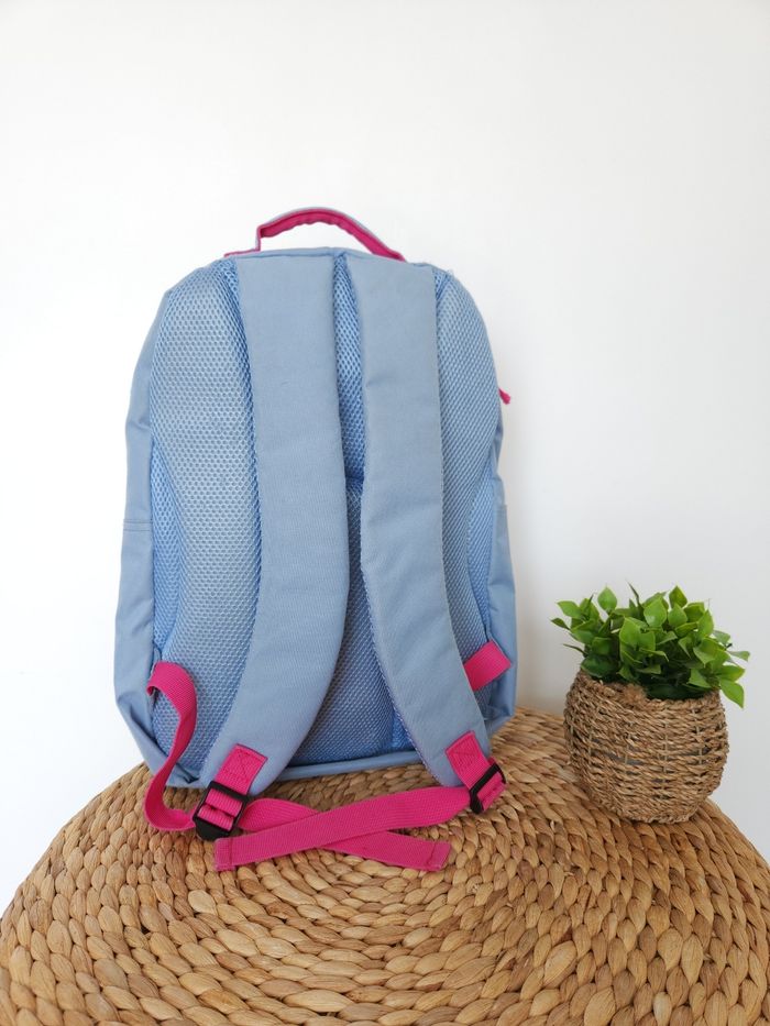 Cartable, Sac à dos 2 Compartiments Lililou Fleurs - photo numéro 4