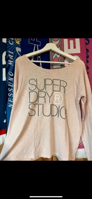 Haut superdry rose S