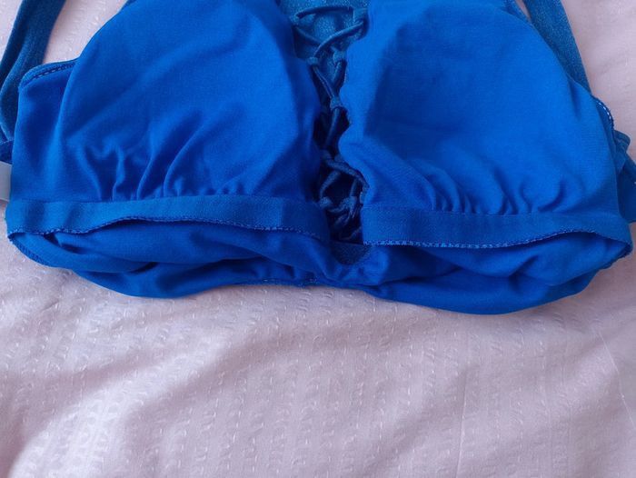 Maillot de bain 1 pièce bleu électrique irisé - photo numéro 4