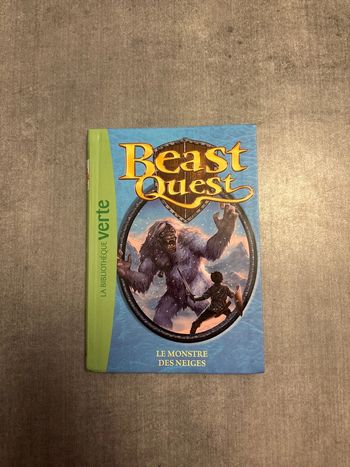 Livre la bibliothèque verte beast ouest le monstre des neiges