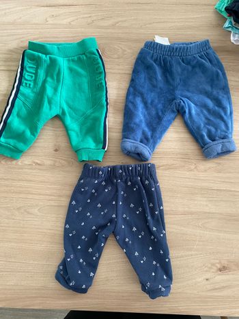 Lot de 3 joggings bébé garçon 3 mois