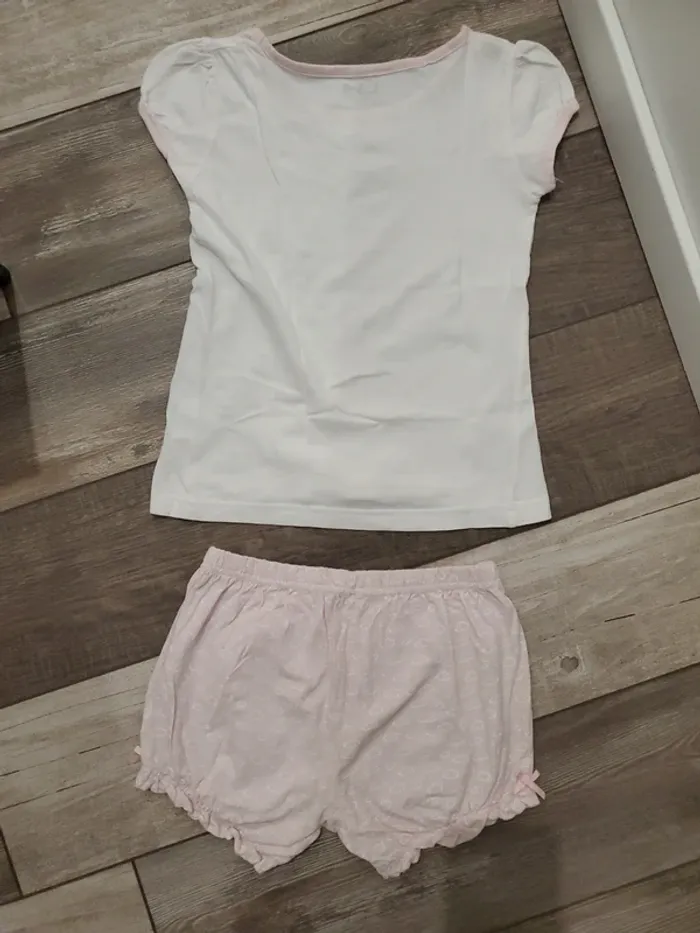 Pyjama 2 pièces (t-shirt + short) - La Halle - 10 ans - photo numéro 4