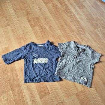 Lot 2 tee shirt 3 mois