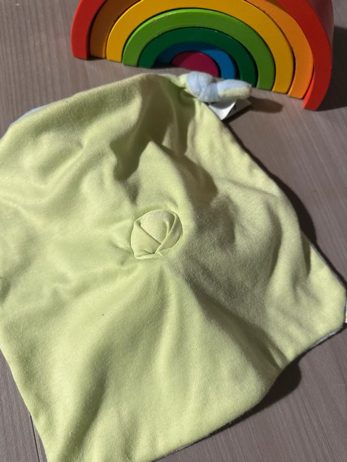 Doudou Chien GIPSY Doudou carré plat bleu - photo numéro 3