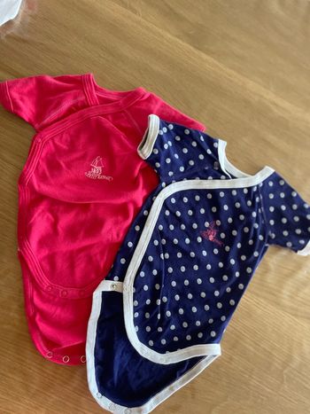 Lot 2 bodys petit bateau
