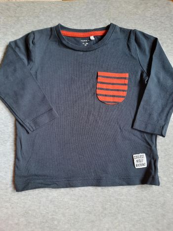 T-shirt manches longues Name It 12 mois