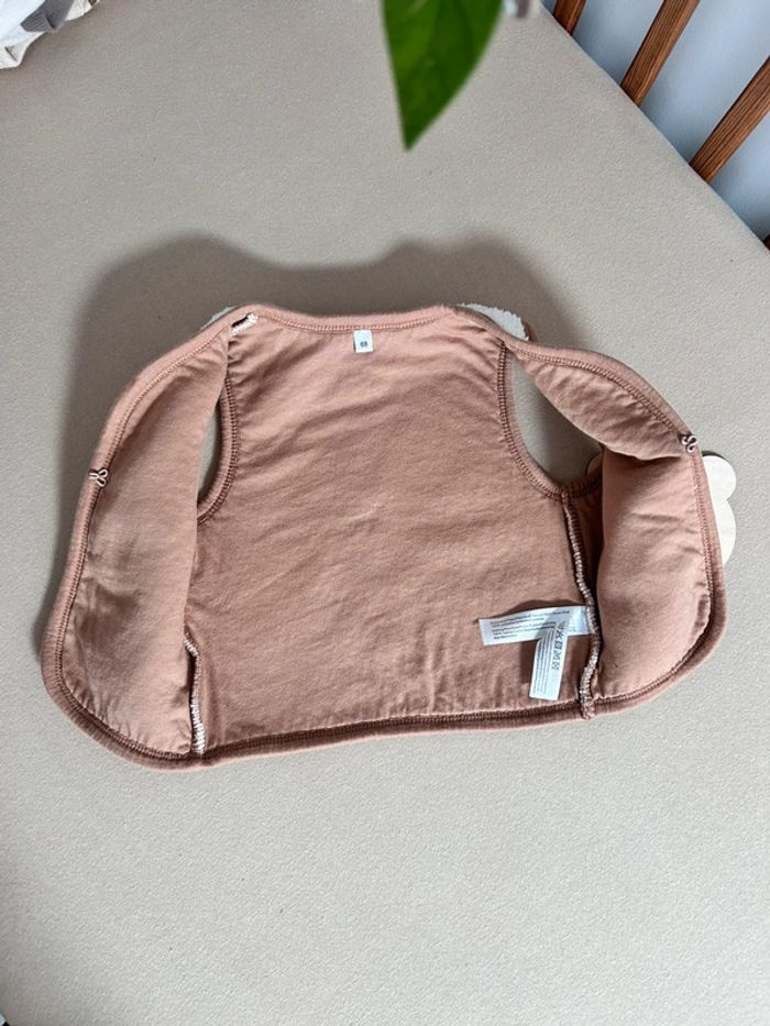Gilet boléro polaire sans manches mixte unisexe 6 mois - photo numéro 5