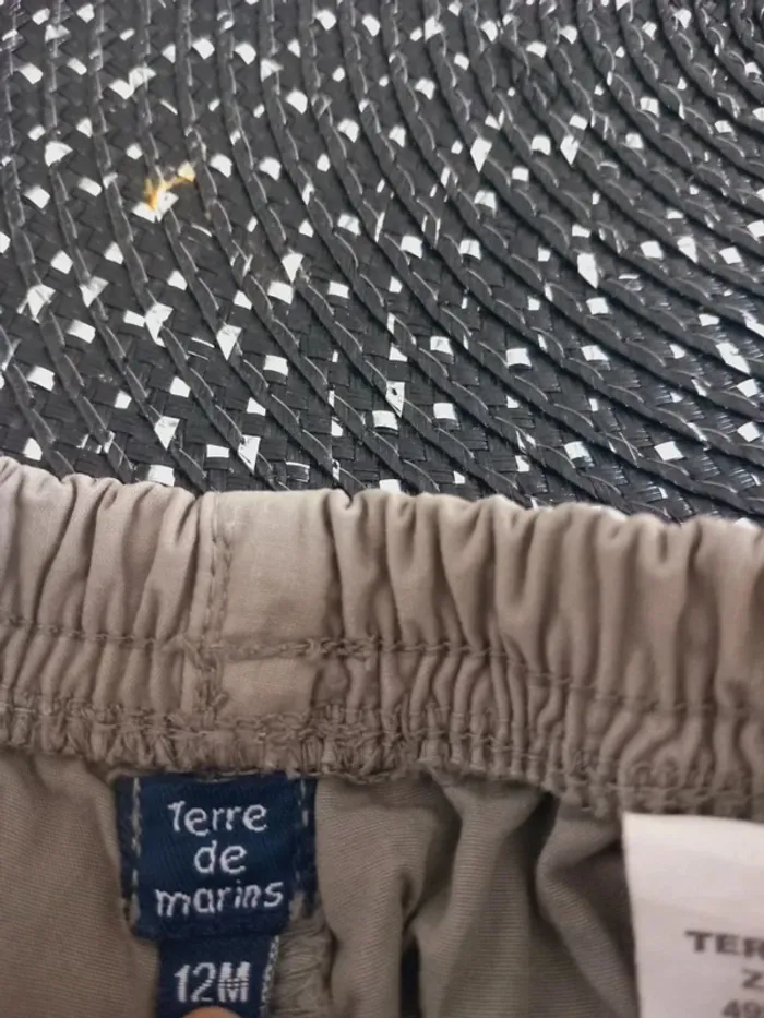 Pantalon kaki bébé – Terre de marins – 12 mois - photo numéro 2