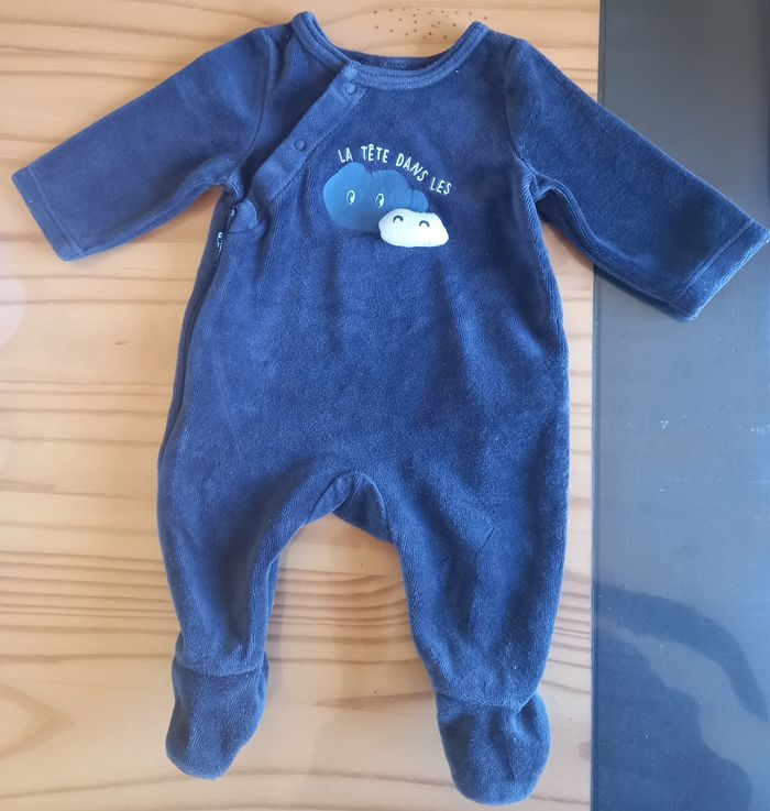 Pyjama velours bébé