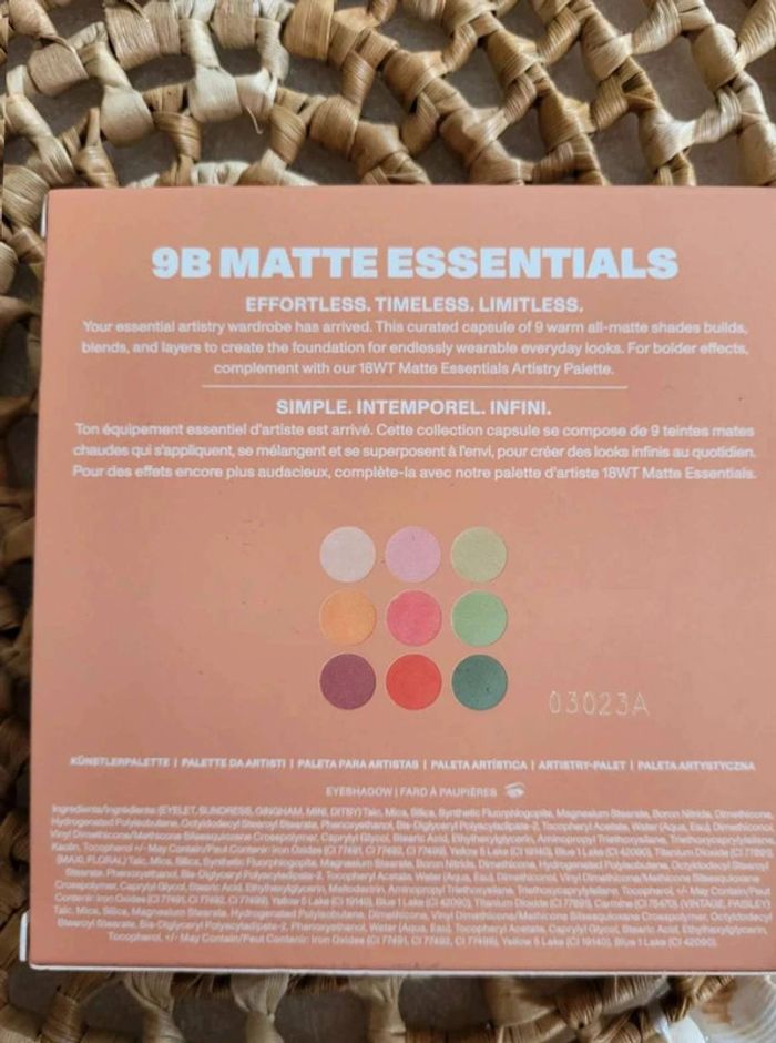 Palette maquillage Morphe 9B matte essentiales neuf - photo numéro 3