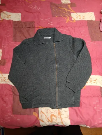 Gilet gris matelassé fille