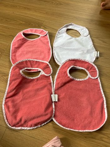 Bavoirs lot de 4