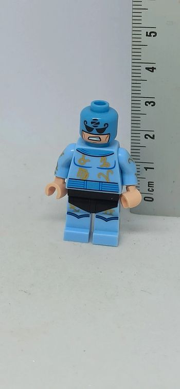 Homme super héros bleu zodiac Master lego