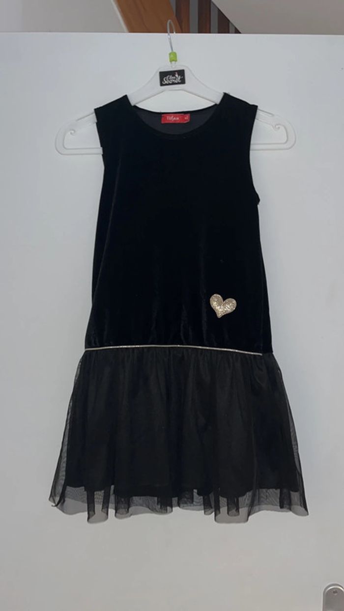 Robe velours noir