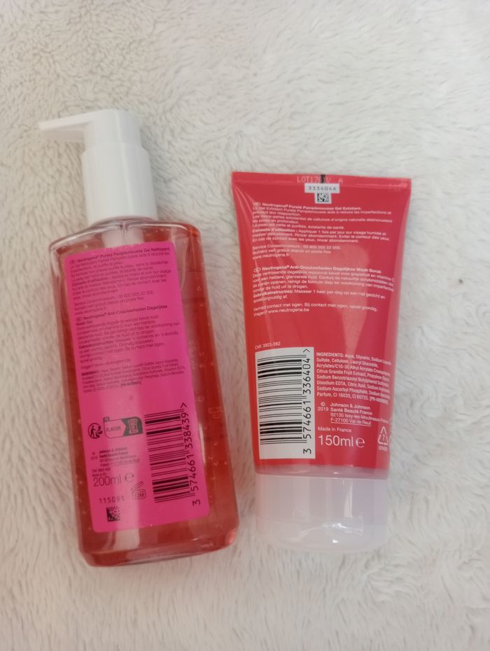Gel nettoyant et gel exfoliant pureté pamplemousse - photo numéro 2