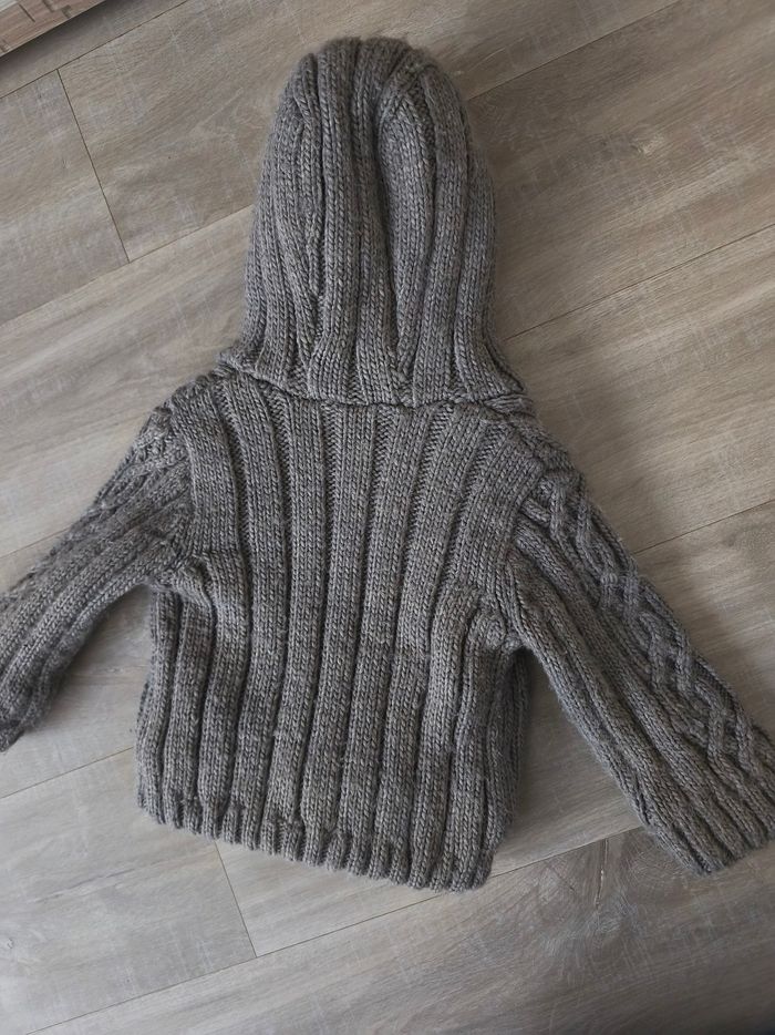 Manteau maille et polaire Zara mixte - photo numéro 4